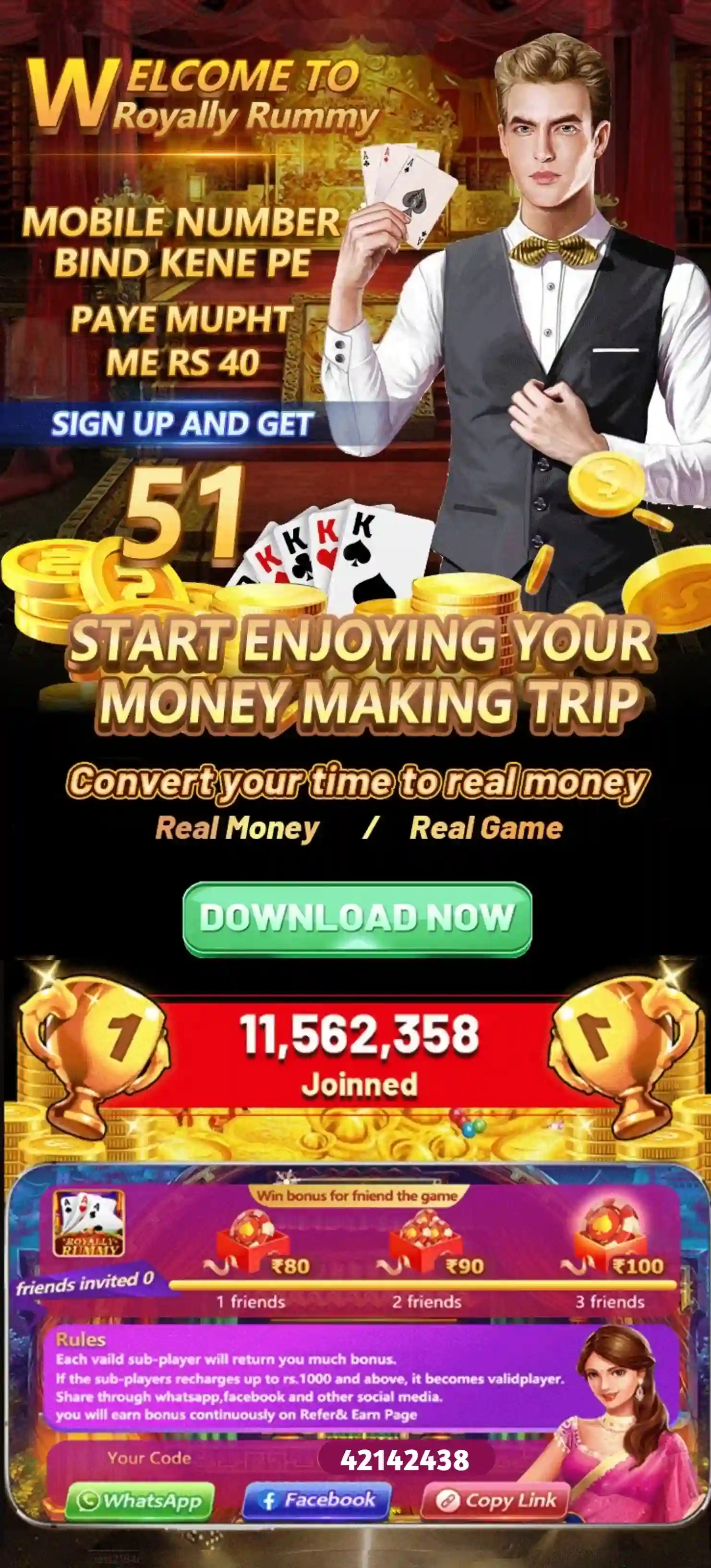 Royally Rummy App